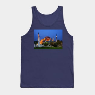 Blue hour in Hagia Sophia Tank Top